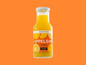Raikastamo organic fresh orange juice bottle 0.25 l